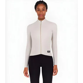 Santini Ready To Ride Unisex Long Sleeve Jersey-Cappuccino