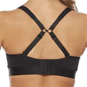 2XU Hi Impact Bra-38C-Black/Black