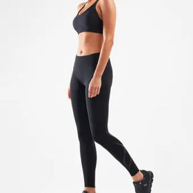 2XU Perform Perforated Bra-L-Black/Black