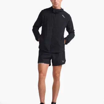 2XU Aero Jacket-L-Black/Silver Reflective