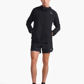 2XU Aero Jacket-L-Black/Silver Reflective