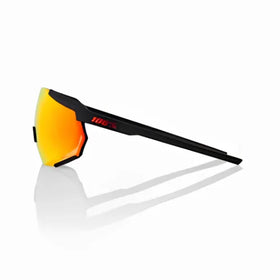 RACETRAP 3.0 - Soft Tact Black - HiPER Red Multilayer Mirror Lens