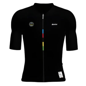 Santini UCI World Champion Mondo Unisex Jersey-Black