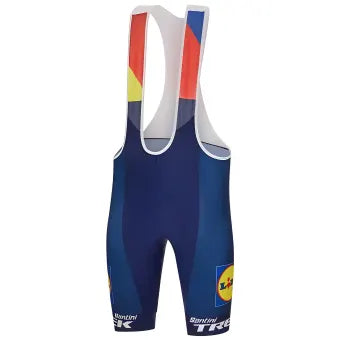 Santini Lidl-Trek Fanline Bibshorts-Blue Marine