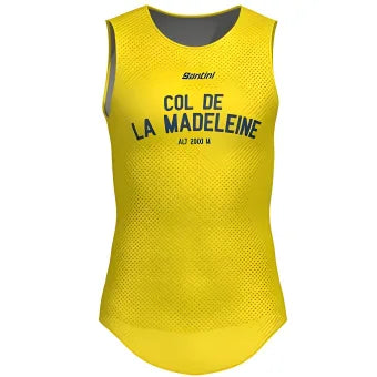 Santini Maillot Jaune Col De La Madeleine Baselayer-Yellow