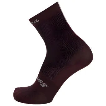 Santini Eroica Quiete Cycling Socks-Bordeaux