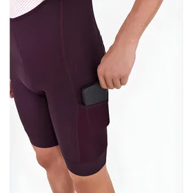 Santini Cargo Bibshorts-Burgundy