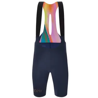 Santini Unico Edge Bibshorts-Navy Blue