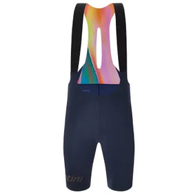 Santini Unico Edge Bibshorts-Navy Blue