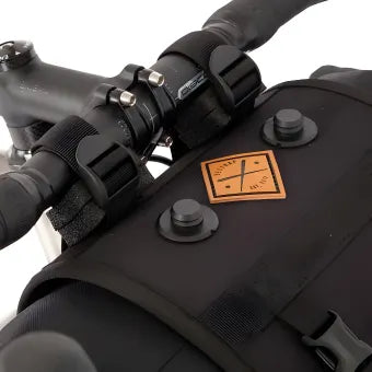 Restrap Handlebar Bag-Black/Orange (Large)