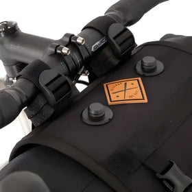 Restrap Handlebar Bag-Black/Orange (Large)