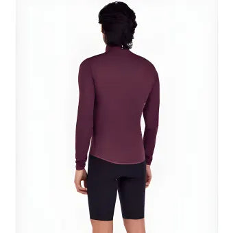Santini Magic Unisex Packable Waterproof Jacket-Burgundy