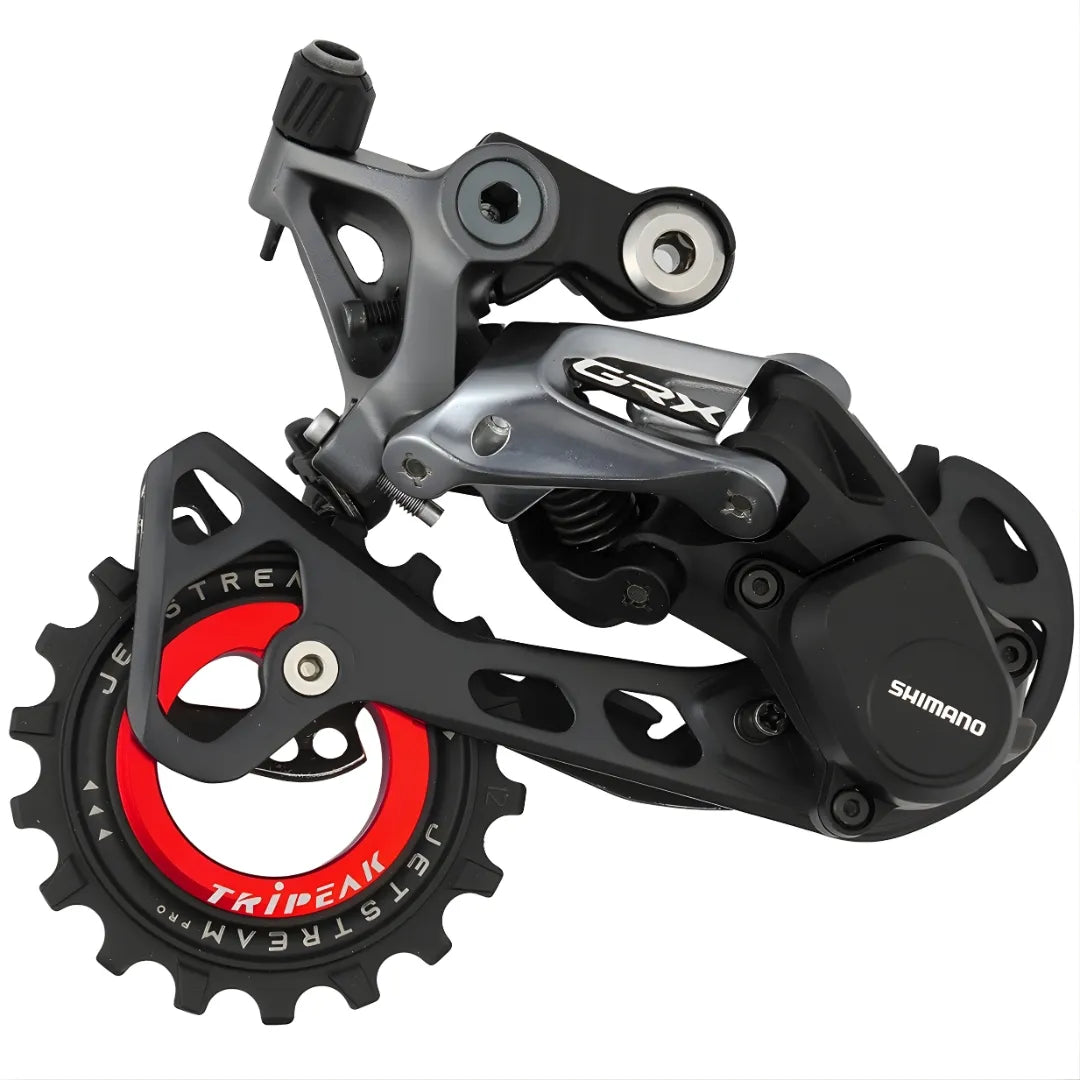 Tripeak Oversize Pulley Kit 11/18T Ceramic Bearing (Shimano GRX 2X)-Red
