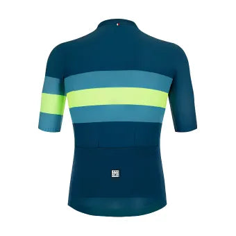 Santini Eco Sleek Bengal Jersey-Green