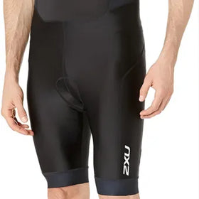 2XU Perform Front Zip Trisuit-S-Black/Black