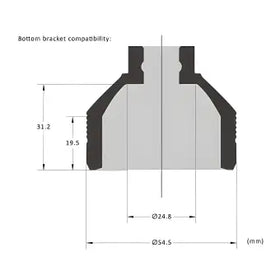 Birzman Bottom Bracket Socket For Shimano Hollowtech II