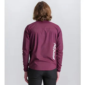 Santini Ventus Wind Jacket-Burgundy