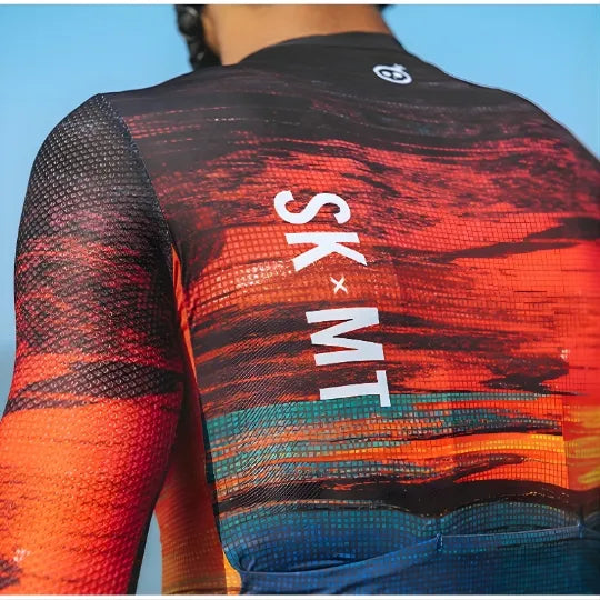 Skull Monton Sunset Long Sleeve Jersey