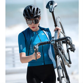 Monton Friday Windproof Vest-Grey Blue