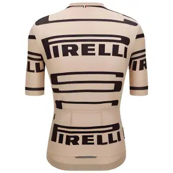 Santini Pirelli Sport Club Unisex Jersey-Beige
