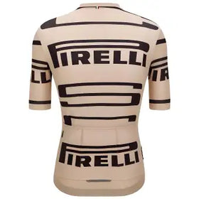 Santini Pirelli Sport Club Unisex Jersey-Beige