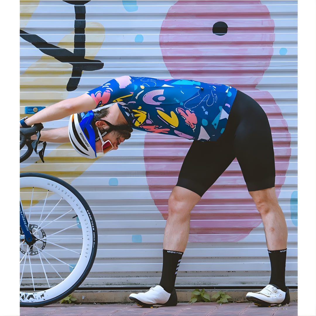 Monton Lifestyle Paint Shape Jersey-Blue