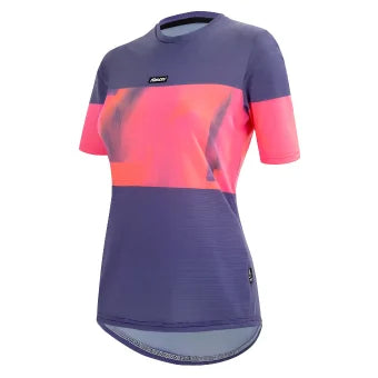 Santini Wmn Forza Indoor Training Tech T-Shirt-Atomic Orange