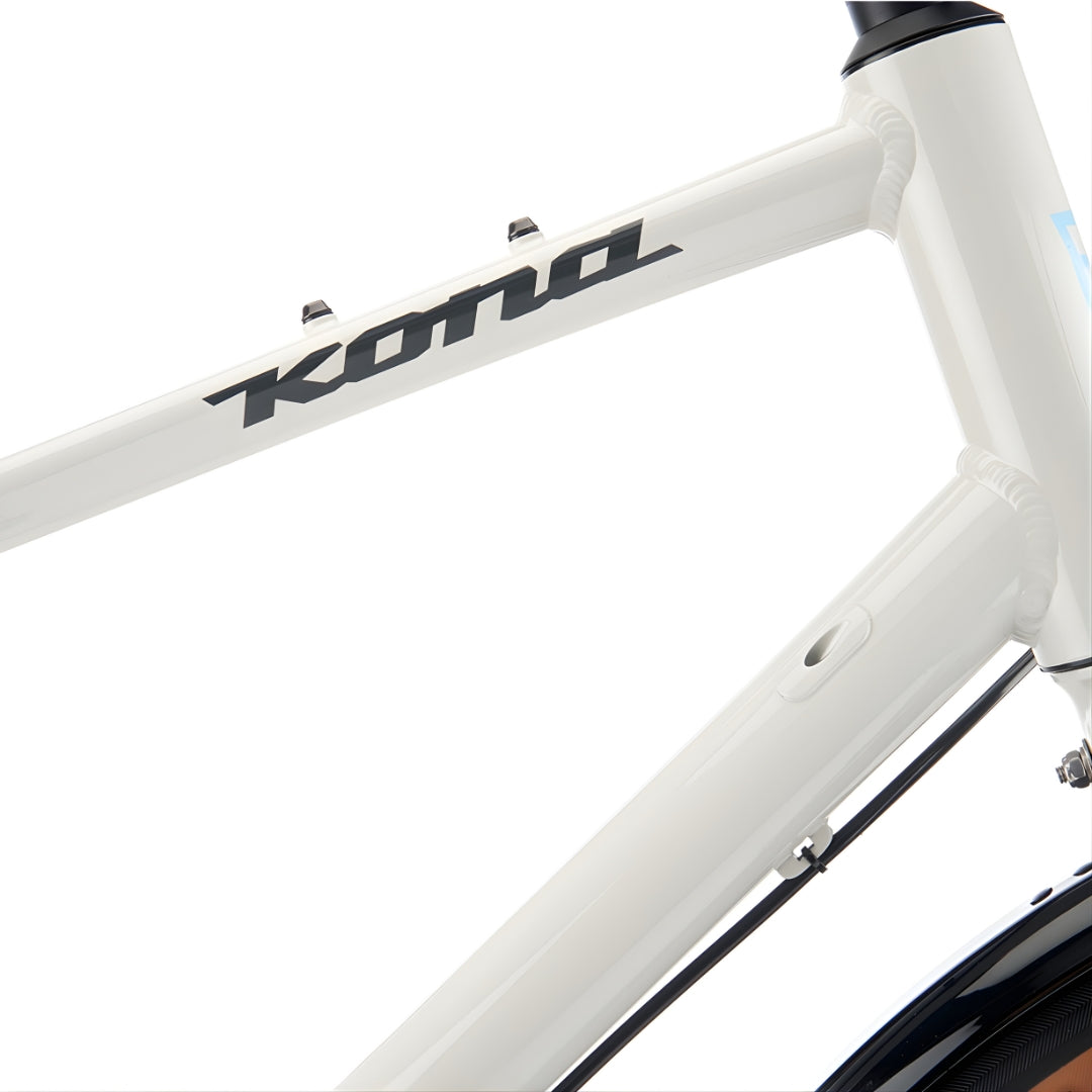 Kona Dew Deluxe Urban Bike-White