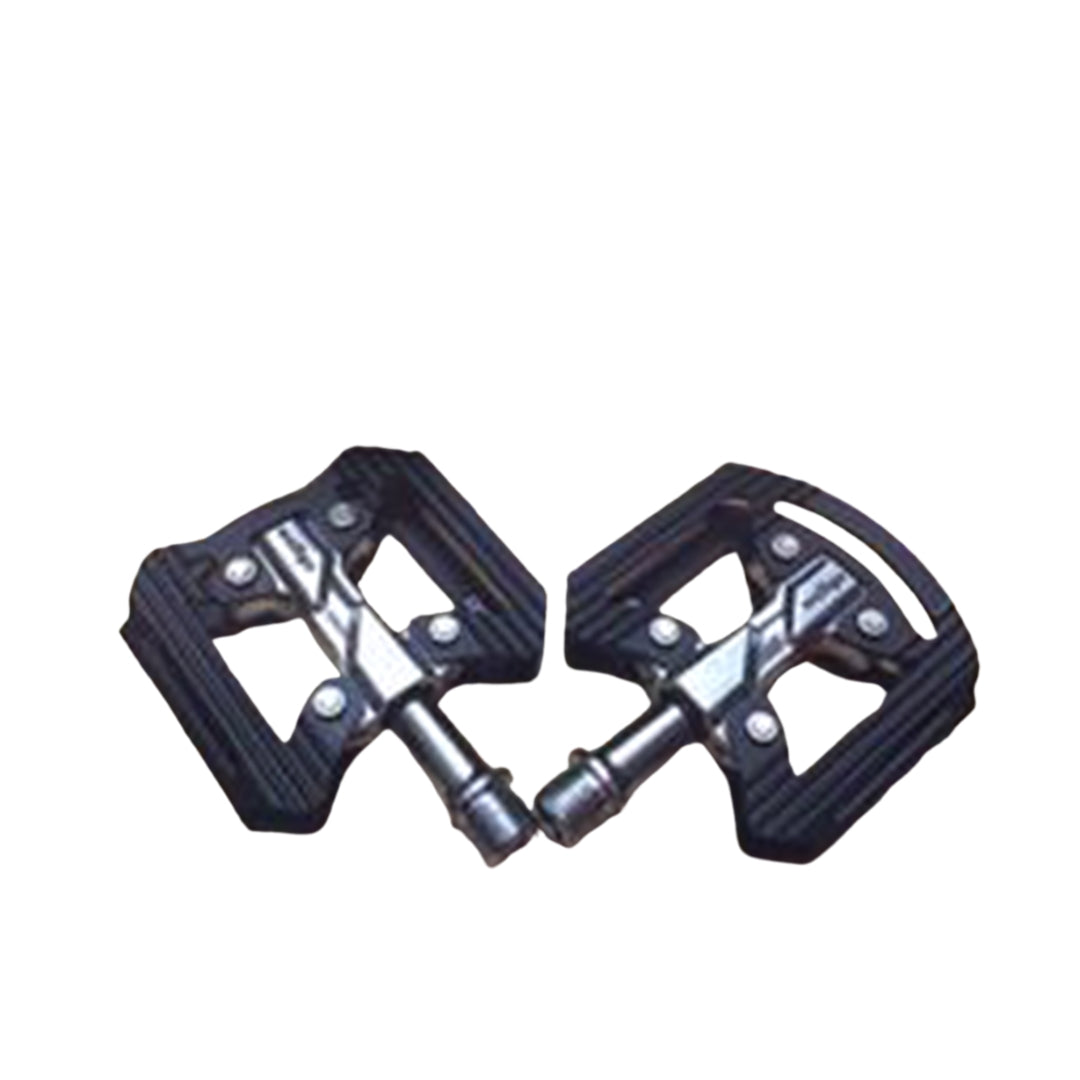 Wellgo C-306 CNC Aluminium Flat Pedal-Black/Silver
