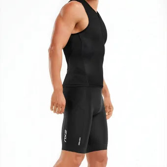 2XU Perform Tri Singlet-M-Black/Black