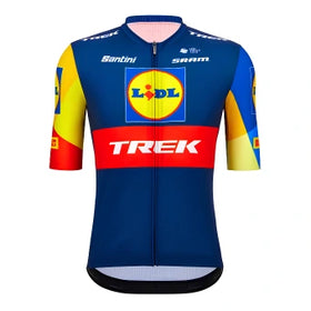 Santini Lidl-Trek Fanline Jersey-Blue Marine