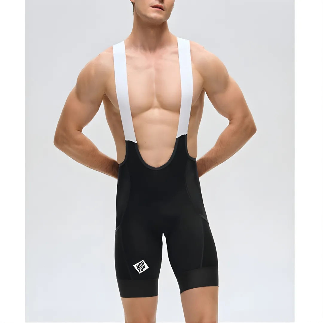 Monton Chase Summer Bibshorts-Black