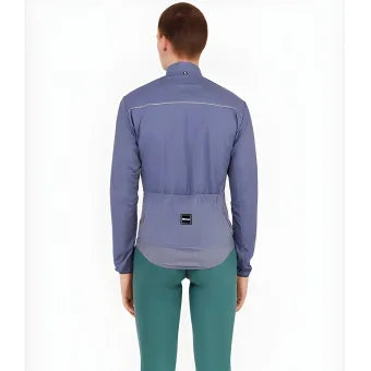 Santini Ready To Ride Unisex Wind Jacket-Light Blue