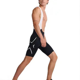 2XU Aero Cycle Bib short-XS-Black/White