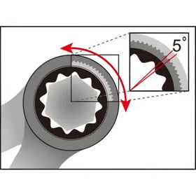 IceToolz 4114 14mm Combination Ratchet Wrench