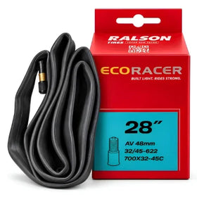 ECORACER 700×32–45C Bicycle Inner Tube – 48mm AV Schrader Valve