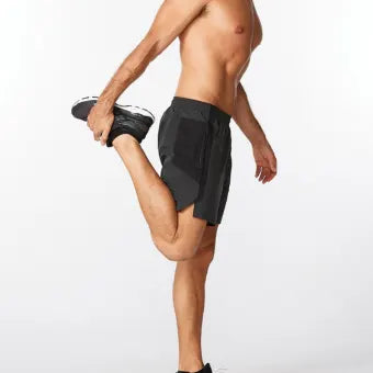 2XU Motion 6 Inch Shorts-Black/Black-S