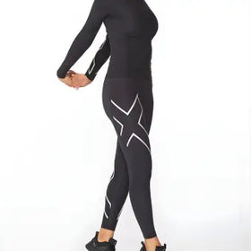 2XU Core Compression Long Sleeve-L-Black/Silver