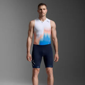 2XU MT7398d Core Trisuit-Nebula Blaze/Midnight-S