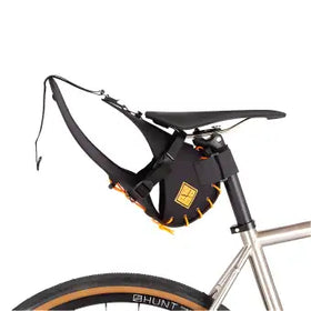 Restrap Saddle Bag-Black/Orange (8 Litres)