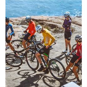 Skull Monton Monday Long Sleeve Jersey-Yellow