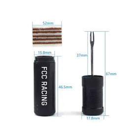 FCC Racing Tubeless Tire Puncture Repair Kit – 15-Piece