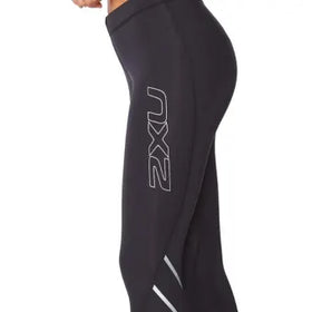 WA4174b Core Compression 7/8 Tights-Black/Silver-XS