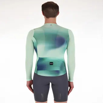 Santini Ombra Eco Sleek Long Sleeve Unisex Jersey-Green