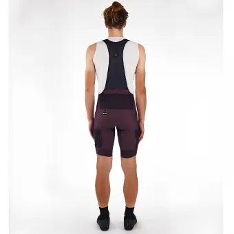 Santini Gravel Bibshorts-Burgundy