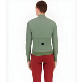 Santini Ready To Ride Unisex Long Sleeve Jersey-Sage Green
