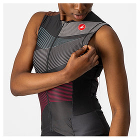 FREE SANREMO W SUIT SLEEVELESS-MULTICOLOR/BLACK