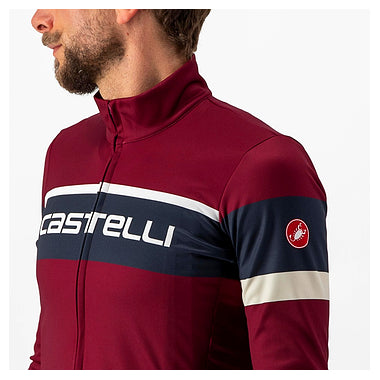 PASSISTA JERSEY (WINTER)-BORDEAUX/SAVILE BLUE-CHALK