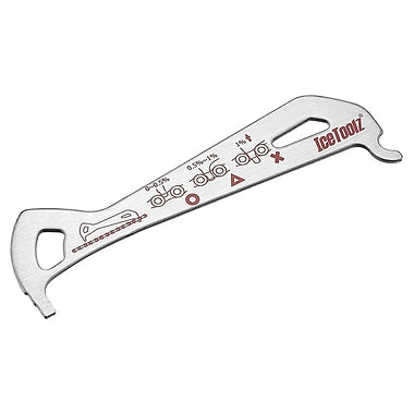 IceToolz 62C4 Stainless Steel Go / No-go Chain Checker