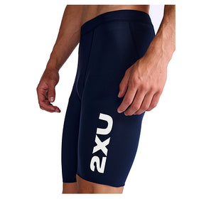 2XU Aero 9 Inch Tri Shorts-S-Black/White